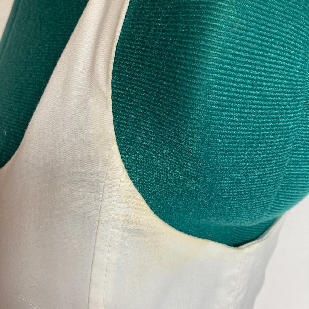 Banana Republic White Sleeveless Button Front A-Line Dress sz 0 - Picture 10 of 14